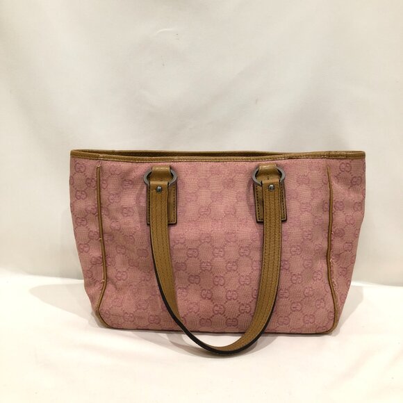 Gucci Pink GG Canvas Tote Sku#84009 - Picture 2 of 10